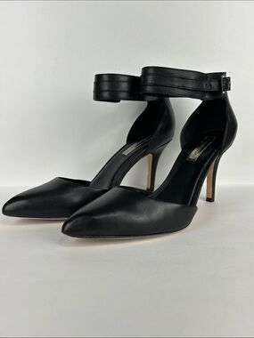 BCBGMAXAZRIA Printz Black Leather Shoes size 9 1/2